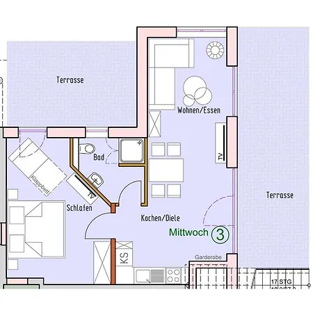 Апартаменты Florida Haus Am *