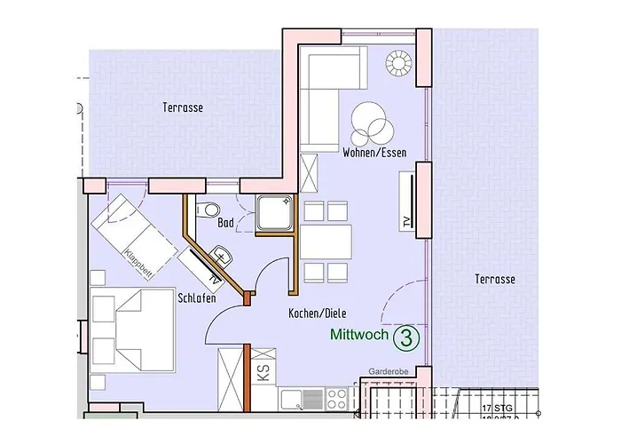 Appartement Florida Haus Am *